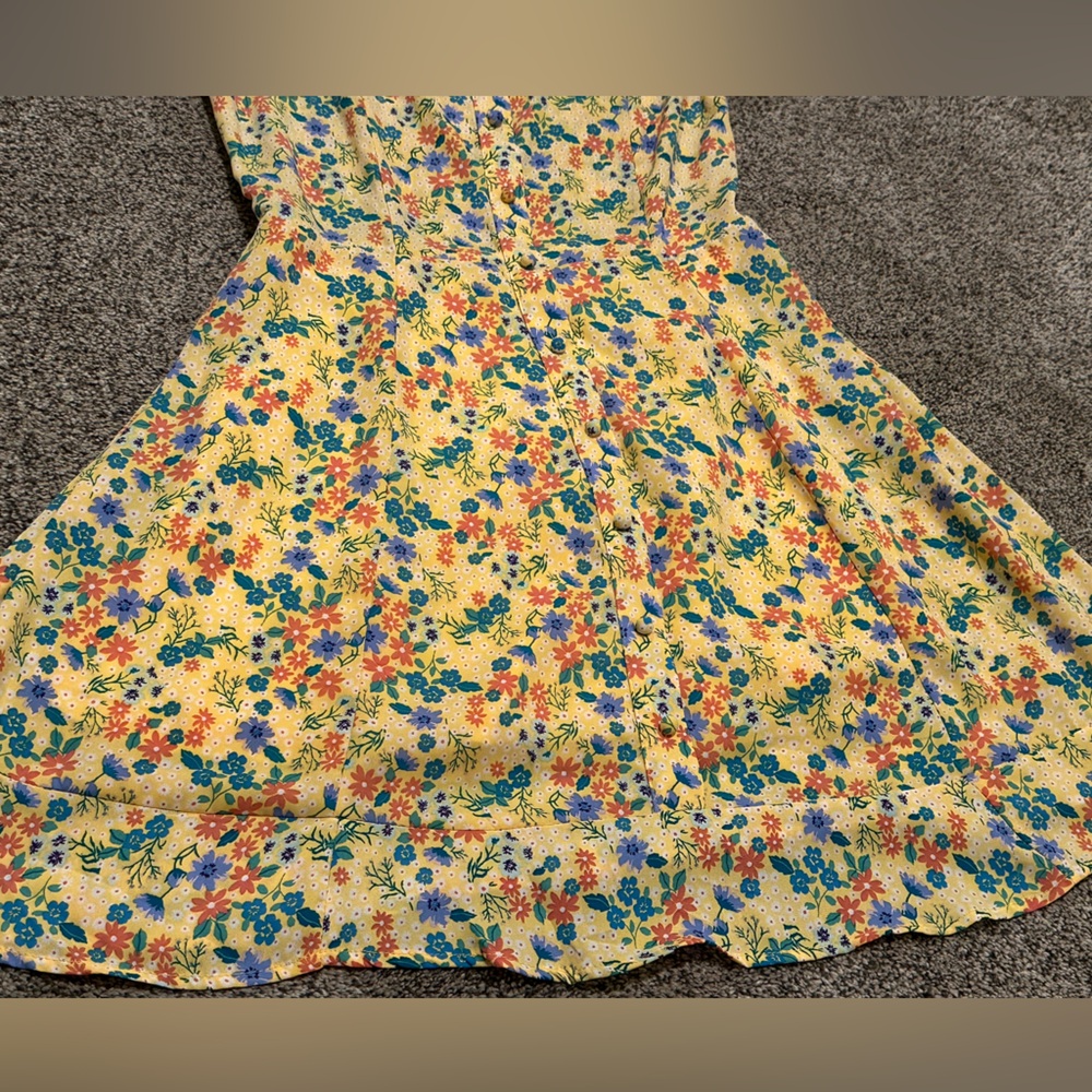 Sienna Sky Floral Yellow Dress - Picture 8 of 13